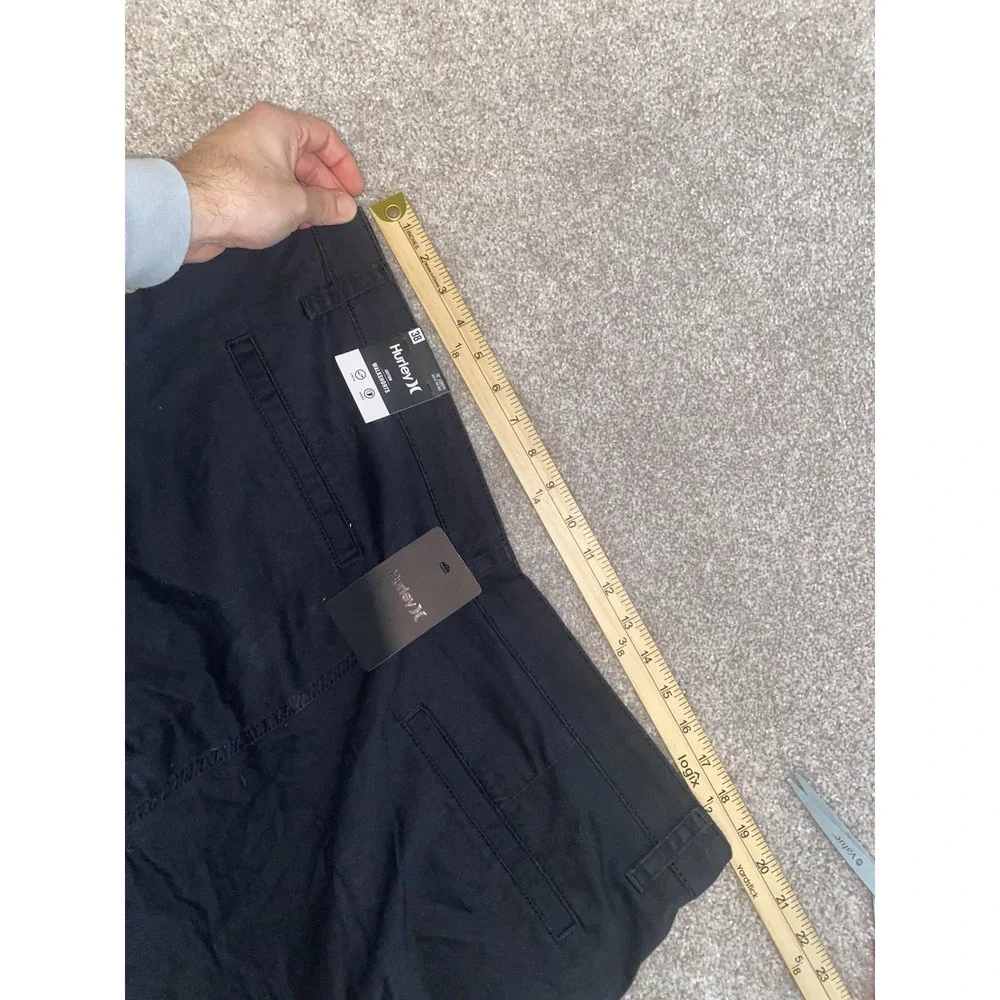 Hurley CTN Twill Walk Shorts Mens 38 Black Chino 9